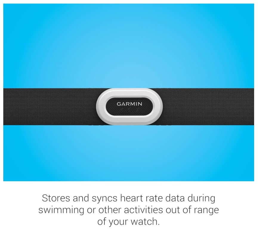 Garmin HRM-Pro Plus Premium, Chest Strap Heart Rate Monitor, Running Dynamics, ANT+, Bluetooth with Wearable4U Power Bank Bundle