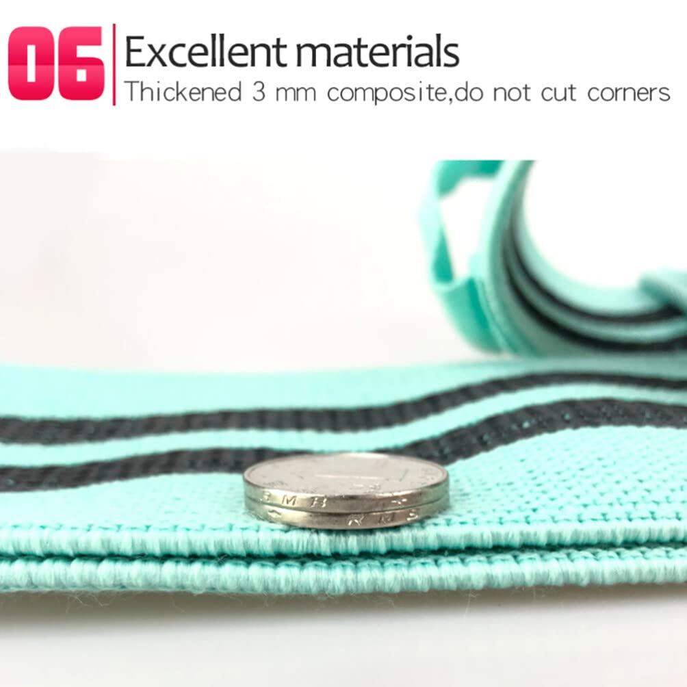 FOMIYES Fitness Straps Band Workout Bands Adjustable Band for Legs and Hip Non- Fabric Exercise Bands for Fitness Squat Workout Green Resistance