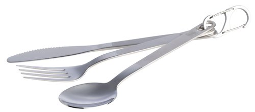 Stanley Wildfare Pro 15-Piece Stainless Steel Fry Pan Cook Set | 8.75 in Fry Pan with Fold & Lock Handle | Plates and Utensils | Camping Essentials for Your Camp Kitchen | BPA-Free