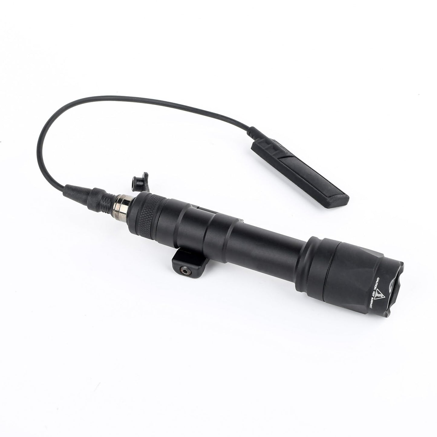 GLECTICAL 800 Lumens Tactical Flashlight with Replaceable Rotating Base, Momentary/Constant-on, Fit for 20mm Picatinny & Mlok/Keymod Rail,with Remote Pressure Switch