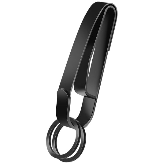 Manesi Duty Belt Key Holder, Premium Duty Belt Key Clip, Upgraded Quick Release Key Keeper with Key Ring for Police and Law Enforcement Agencies