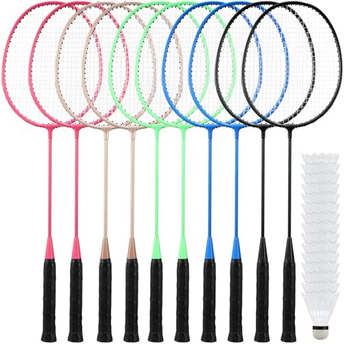 Woanger Badminton Racket Set with Shuttlecocks - Casual Colors / 10