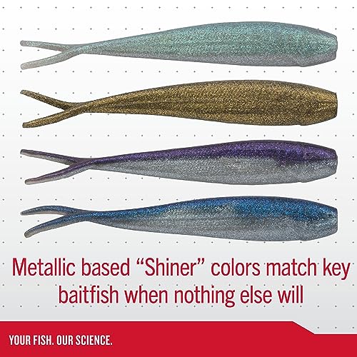 Berkley Gulp! Minnow Fishing Bait, Starry Night, 3in, Extreme Scent Dispersion, Realistic Minnow Profile, Ideal for Bass, Trout, Walleye, Panfish and More