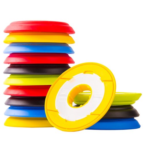 QUUPY 10PCS Silicone Fishing Line Storage Holders Tenkara Line Keeper Fishing Snell Rigs Gear Spools Line Leader Organizer