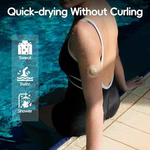 30PCS Adhesive Patches-Waterproof Dexcom G7 Over Patch for CGM Sensor-Waterproof & Sweatproof Cover for Continuous Glucose Monitor Sensor