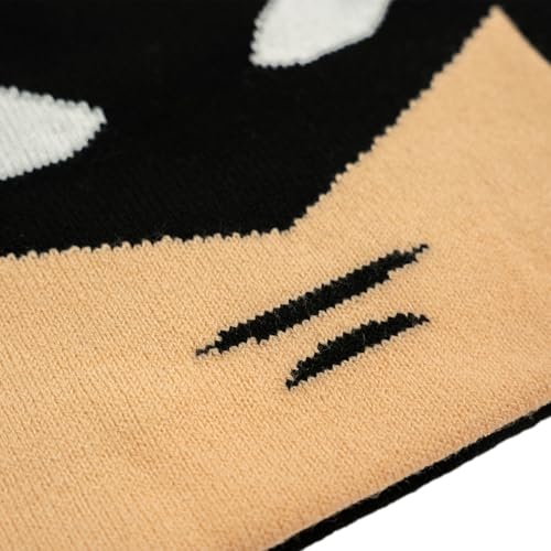 Popfunk Official Batman Face Adult Knit Beanie - Unisex for Men and Women, Black