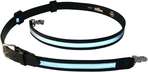Boston Leather Reflective Firefighter's Radio Strap/Belt