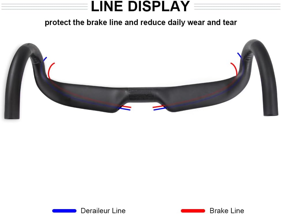 Alfa Pasca Carbon Handlebars Road Bike Drop HandleBars 31.8 Canbon Areo Drop Handle Bar bike components & parts Lightweight 3K Matte 400/420/440mm