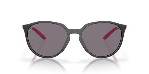 Oakley Women's OO9288 Sielo Round Sunglasses, Matte Black Ink/Prizm Grey Polarized, 57 mm