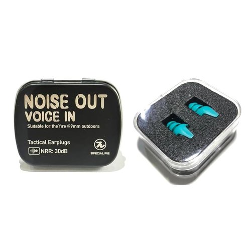 Ear Protection for Gun Range Earplugs, Advanced Filter Technology, Hearing Protection for Shooters,Shooting Ear Protection-1 Pair, Medium, Blue