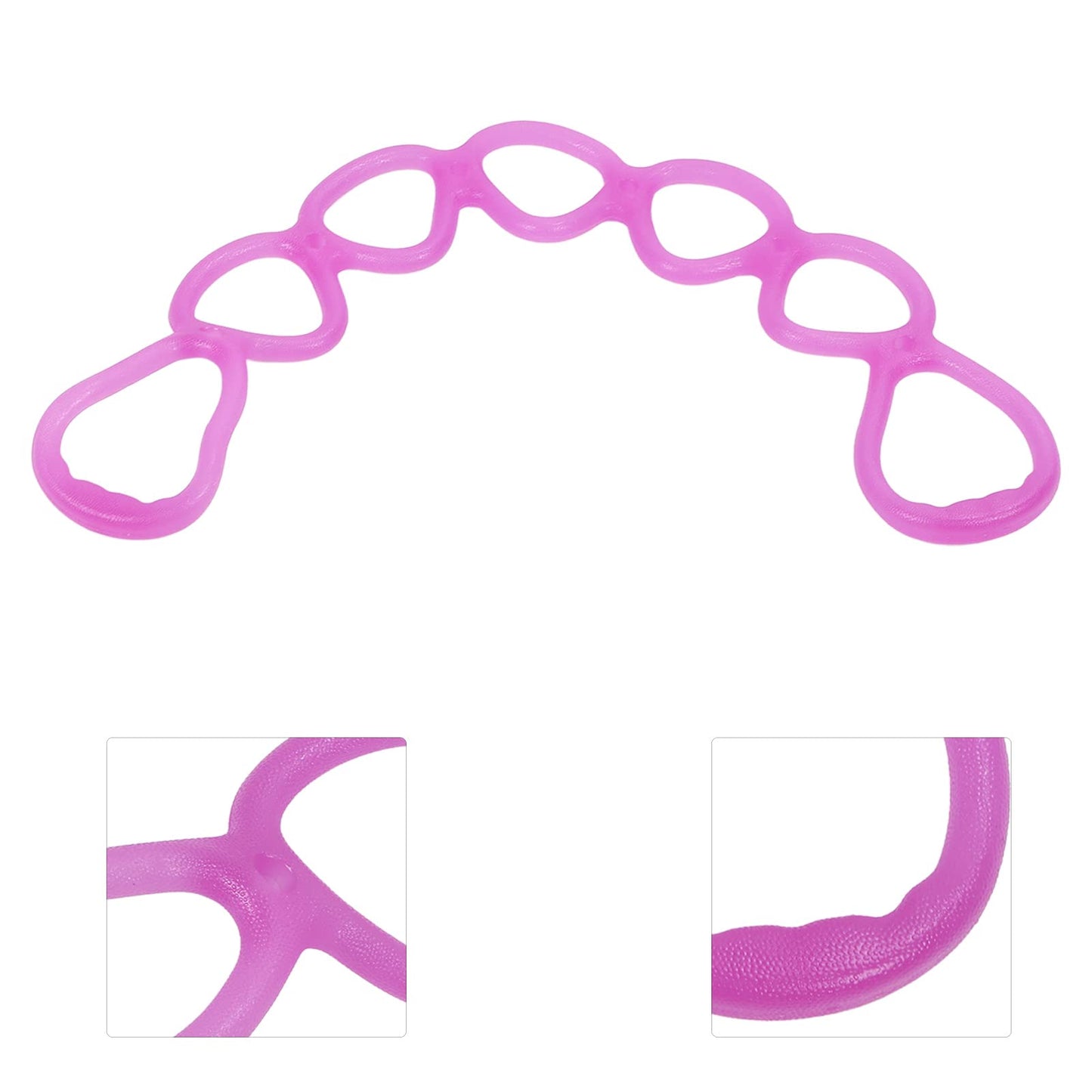 Boxwizard Pull Rope Yoga Silicone Pull Rope Resistance Band Fitness Elastic Pull Rope Home Gym Multifunctional Yoga Forming Workout 7 Hole Resistance Band for Exercise Training Fitness Workout