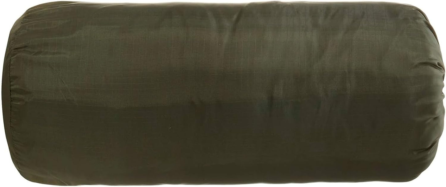 Mil-Tec Ripstop Poncho Liner - Lightweight Portable Durable Polyester Versatile Poncho Liner - Can be Used as Comforter, Blanket, Ground Mat, Sleeping Bag - Carry Bag Included - Flecktarn