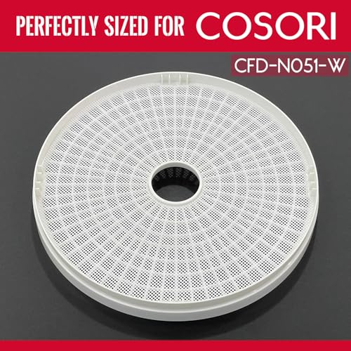 Silicone Food Dehydrator Sheets for COSORI CFD-N051-W - Non-Stick, Reusable, Pack of 5