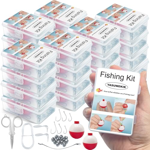 24 Pack Mini Fishing Tackle Kits with Case - Emergency Survival & Outdoor Gear - Variation of THIS listing 24
