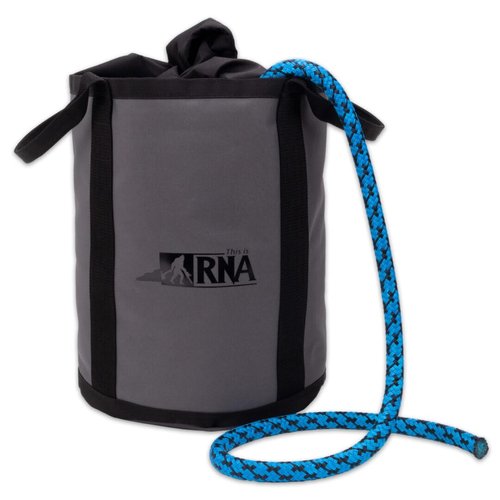 RNA Mountain Ape Heavy-Duty Bull Rope Storage Bag - 200ft Capacity, Double Reinforced Bottom, Self-Standing Design, Dual Bar-Tacked Handles, 16-30L Equipment Carrier for Rodeo & Climbing