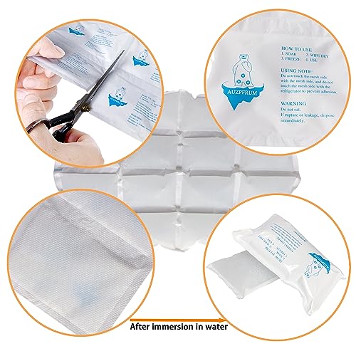 Reusable Cold Ice Sheets for Shipping Frozen Food - 5 Sheets, 60 Packs