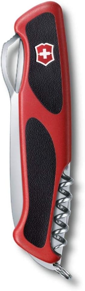 Victorinox Unisex Adult RangerGrip Fixed Blade,hunting Knife,hunting,camping,outdoor, Black/Red, 130mm US