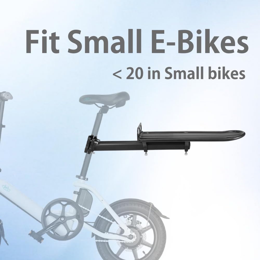 Fat Tire Bike Rack and Electric Bike Rack, Parrilla para Bicicletas Trasera, Ideas as Cargo Rack with Load Capacity (60KG Load Capacity)