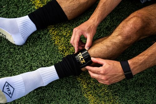Miniature Shin Guard - Black - Protective Soccer Gear