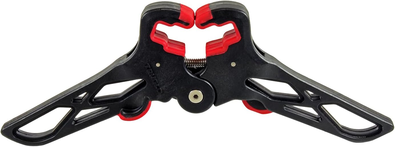TRUGLO Bow Jack Lightweight Durable Portable Folding Bow Stand for Bowhunting w/Integrated Finger Tabs & Overmolded Rubber Grips