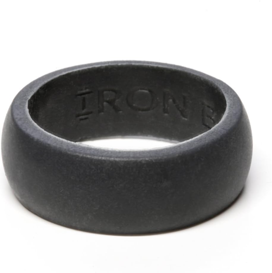 Rubber Silicone Wedding Ring - Award Winning Medical Grade Bands (Blue, Lime Green, Gray, Navy, Pink, Purple)