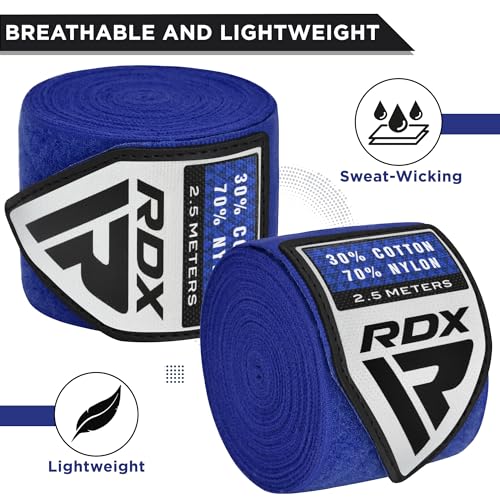 Kids Boxing Wraps 2.5M Junior Hand Wraps with Thumb Loop Support - Muay Thai MMA Training