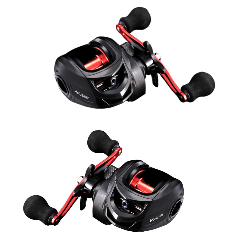 AC Baitcasting Reel Saltwater Freshwater Fishing Reels Max Drag 8KG Light Surf Cast Reel Baitcaster Reels (Right Hand)