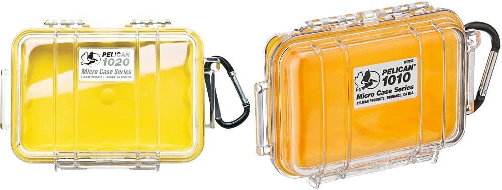 Pelican 1020 Micro Case (Black/Clear)