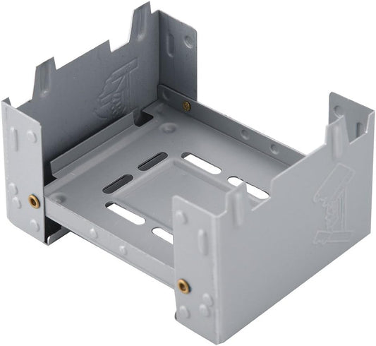 Folding Stove, 95 x 75mm Solid Fuel Camping Portable Stove Indoor Use Fuel Tablets Wood Burning Camp Stove for Outdoor Cooking Backpacking Emergency Stove