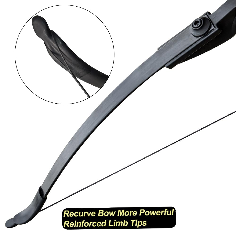 53" Bow and Arrow Set for Adults,Archery Takedown Recurve Bow Bow Hunting Set for Beginners and Youth, Left & Right Handed Draw Weight 30 40 lbs (30lbs)