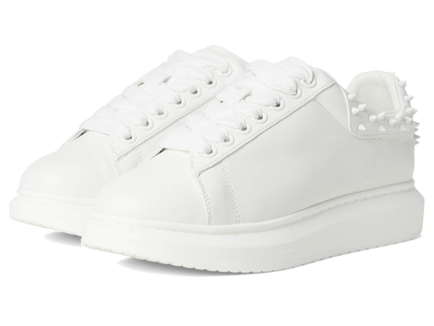 Steve Madden Mens Frosting Fashion Sneaker, White, 11.5