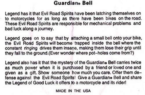 Guardian Bell FLAME COMPLETE MOTORCYCLE KIT W/HANGER & WRISTBAND