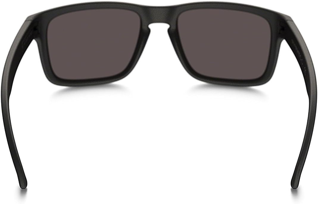 Oakley Holbrook Sunglasses 57MM Matte Black Frame/Warm Grey Lens