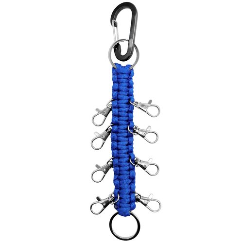 Lovecheer 2PCS Paracord Handmade Cheer Bows Holders Royal Blue for Cheerleading Teen Girls High School
