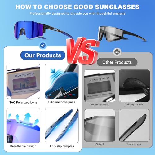 Polarized Kids Sunglasses Youth Softball Cycling Sports Sun Glasses Boys Girls UV400 Protection Goggles