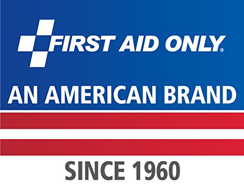 First Aid Only Blue Metal Detectable Fingertip Bandages - 40 Count, Latex-Free