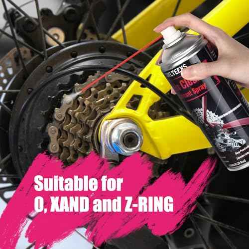 WILTEEXS Chain Cleaner and Lubricant Spray, Chain Lube Bicycle Chain Degreaser, 450ml, All-Weather Maintenance, Deep Penetration Formula