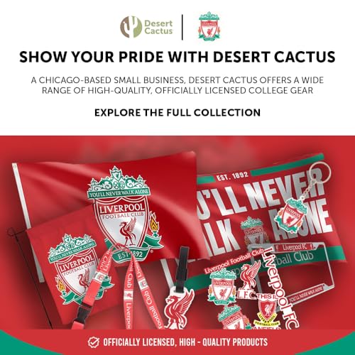 Liverpool FC Desert Cactus 4-Inch Fan Sticker Decal - Officially Licensed