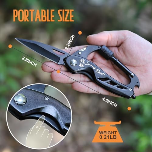 Multitool for Dad with Engraving #1 Dad - Outdoor Camping & EDC Gift