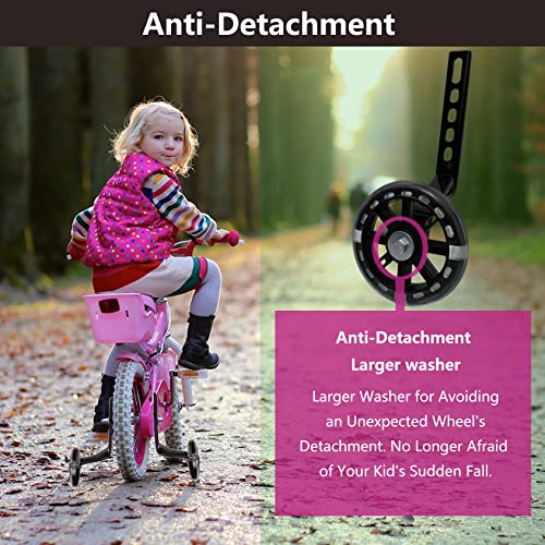 Bicycle Training Wheels Compatible with 12-20 Inch Bikes - Easy Install