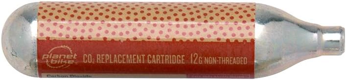 Planet Bike 12g Threadless CO2 Replacement cartridges - 3 Pack