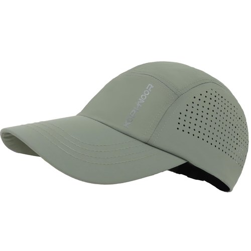 KOPHINOOR Khaki Baseball Cap Cooling Hat, Reflective Golf Running Hat for Men Women, Foldable Performance Hat Outdoors