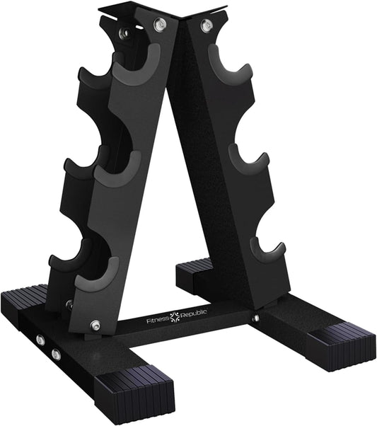Neoprene Dumbbell Storage Rack - 2.0MM Steel Organizer for Home Gym - Easy Assembly