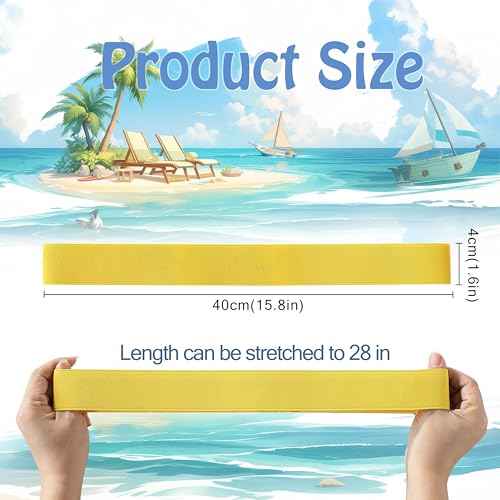 4 Pack Towel Bands, Flexible and Strong Beach Towel Holder, Lightweight and Easy to Store for Vacation and Travel, Towel Bands for Beach Chairs and Cruise Chairs