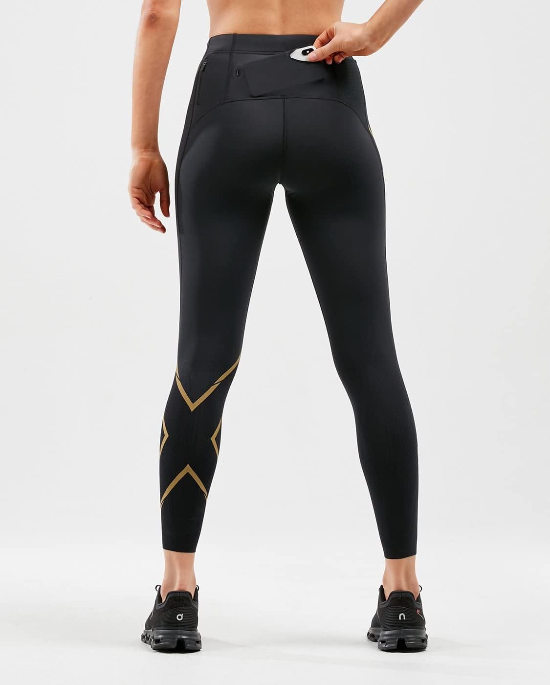 2XU Men's Light Speed Compression Tights - Lightweight & Flexible Support for Improved Running Performance