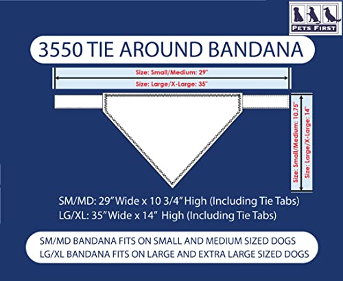 MLB New York Yankees Pet Bandana Tie Large/X-Large Dog Cat Accessory