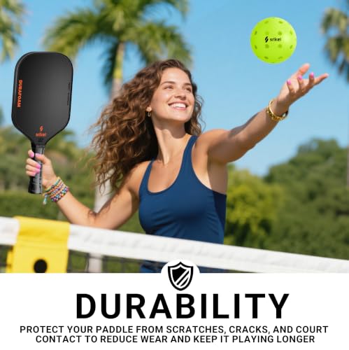 Pickleball Paddles Edge Guard Tape - Black 3K / 16mm Protection