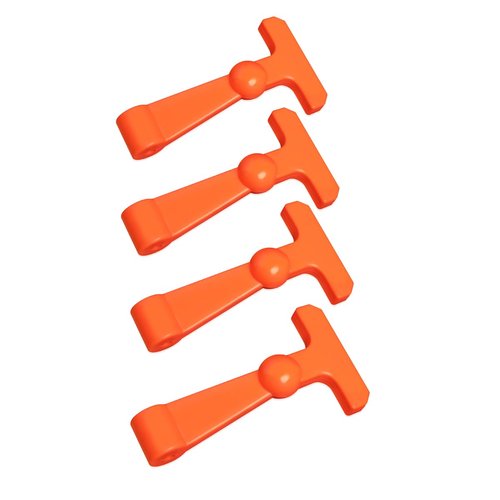 Ciuouient 4 Pack Upgrade Heavy Duty Cooler Latches Cooler Latches Replacement Compatible with YETI &RTIC Coolers (Orange)
