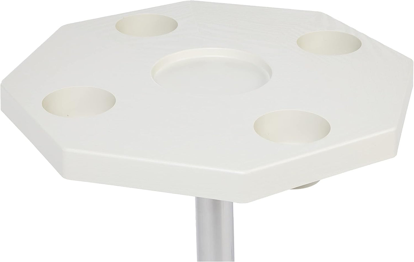 12-1109C Removable Octagonal Marine/RV Table, White
