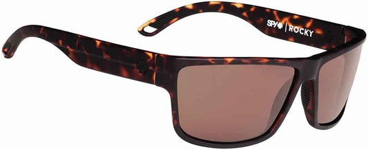 Spy Rocky Matte Camo Tort Sunglasses with Happy Bronze Lens - Stylish & Durable